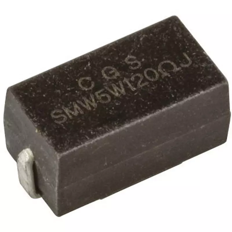 TE CONNECTIVITY SMD Resistor Winding 5 W Power 120 Ω Resistance, SMW5120RJT (Pack of 5)
