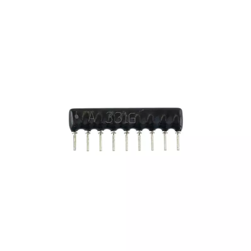 GB SIP Resistor ±2% Resistance Tolerance 220 Ω Resistance Value 1 circuit Circuits, RAA09-221G