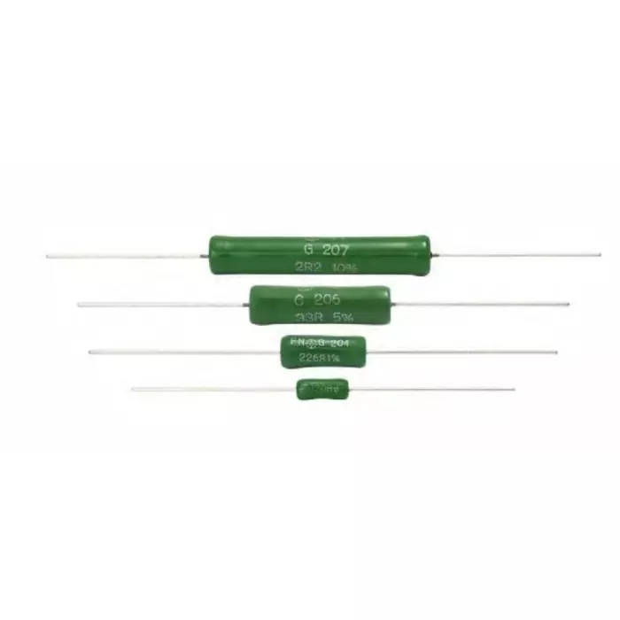 Vishay High Power Wire Wound Resistor Axial 7 W Power Rating 1.5 kΩ Resistance, G24071931501JIC000
