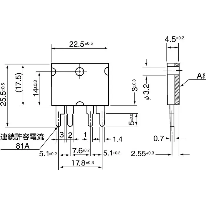 PCN 1 mΩ Metal Film Resistor 1.5 W ±0.5%, PBV1M OHMD
