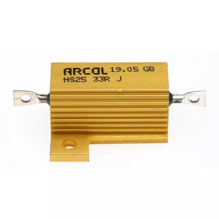 Arcol 33 Ω 25W Wire Wound Chassis Mount Resistor ±5%, HS25 33R J