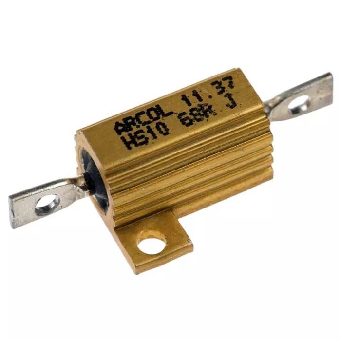 Arcol 68 Ω 10W Wire Wound Chassis Mount Resistor ±5%, HS10 68R J