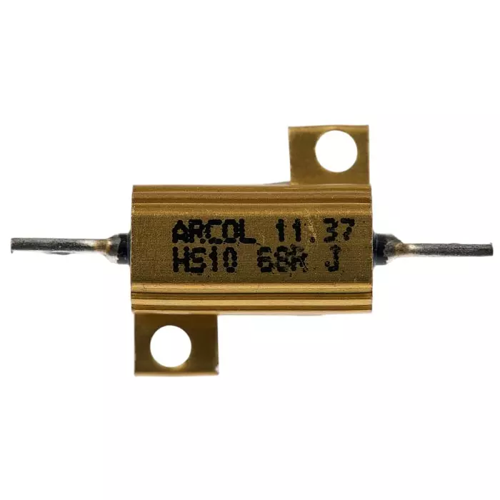 Arcol 68 Ω 10W Wire Wound Chassis Mount Resistor ±5%, HS10 68R J