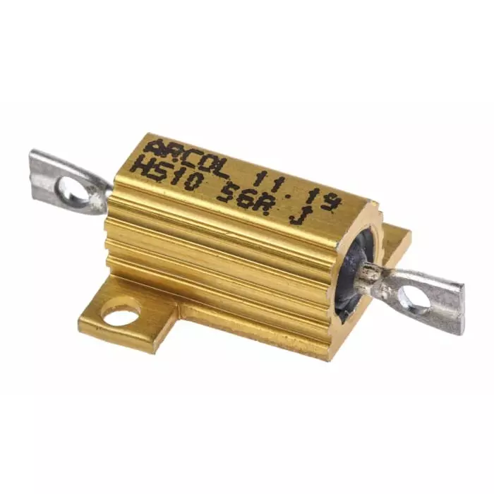 Arcol 56 Ω 10W Wire Wound Chassis Mount Resistor ±5%, HS10 56R J