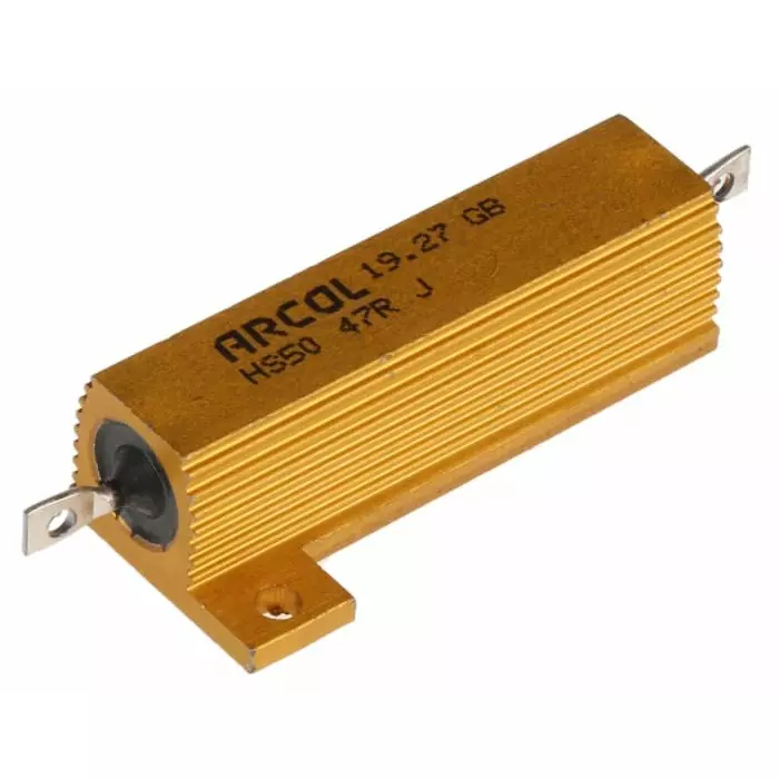 Arcol 47 Ω 50W Wire Wound Chassis Mount Resistor ±5%, HS50 47R J