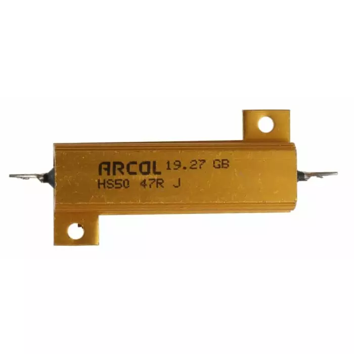 Arcol 47 Ω 50W Wire Wound Chassis Mount Resistor ±5%, HS50 47R J