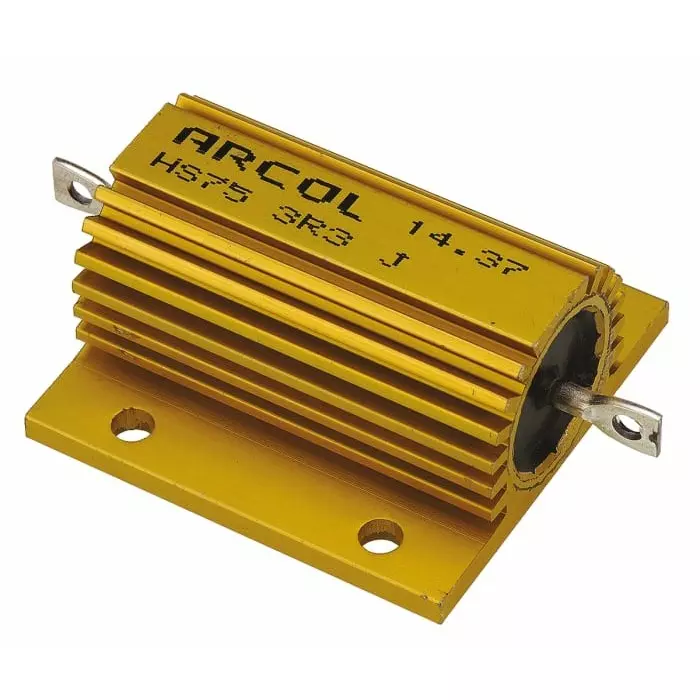 Arcol 3.3 Ω 75W Wire Wound Chassis Mount Resistor ±5%, HS75 3R3 J