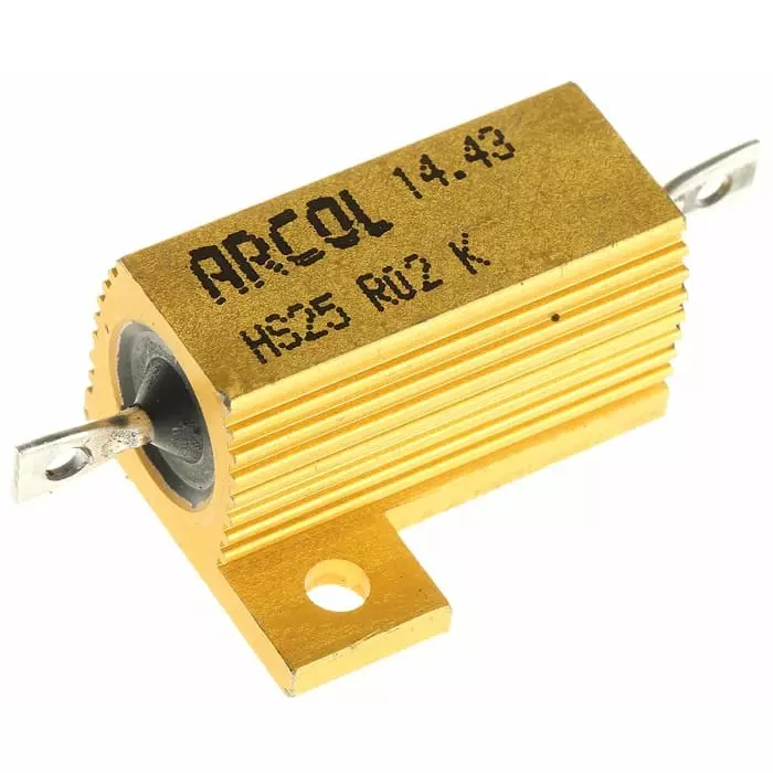 Arcol 20 mΩ 25W Wire Wound Chassis Mount Resistor ±10%, HS25 R02 K