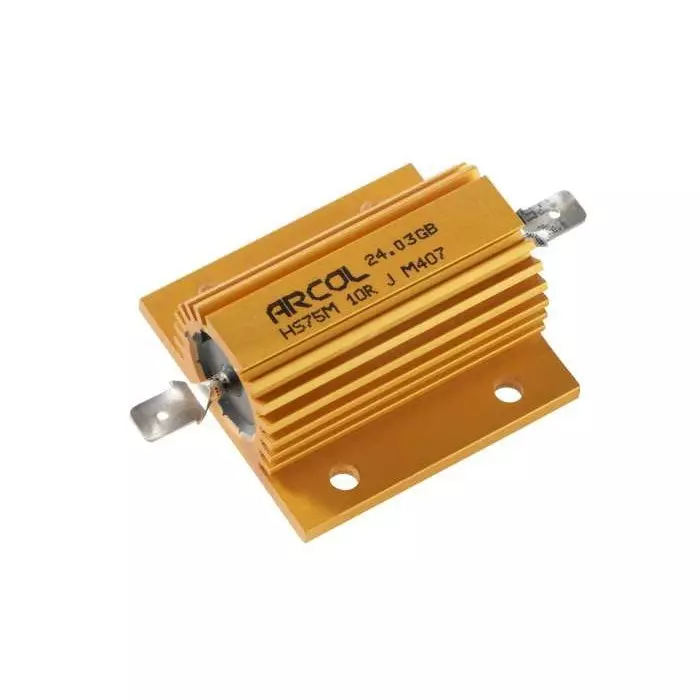 Arcol 75W Aluminium Chassis Mount Resistor 5%, HS75M R1 J M407