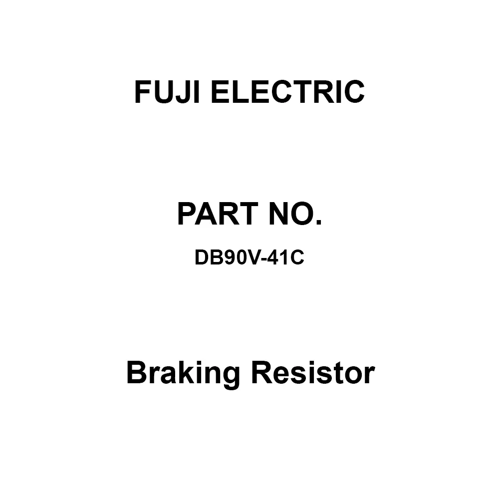 Fuji Electric Braking Resistor 3-Phase 200 V, DB90V-41C