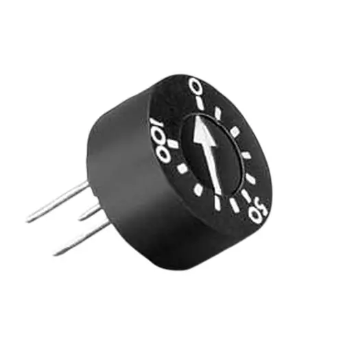 TT Electronics Single Turn Trimmer Resistor PC Pin Termination 50 Ohms Resistance, 858-93PR50LF