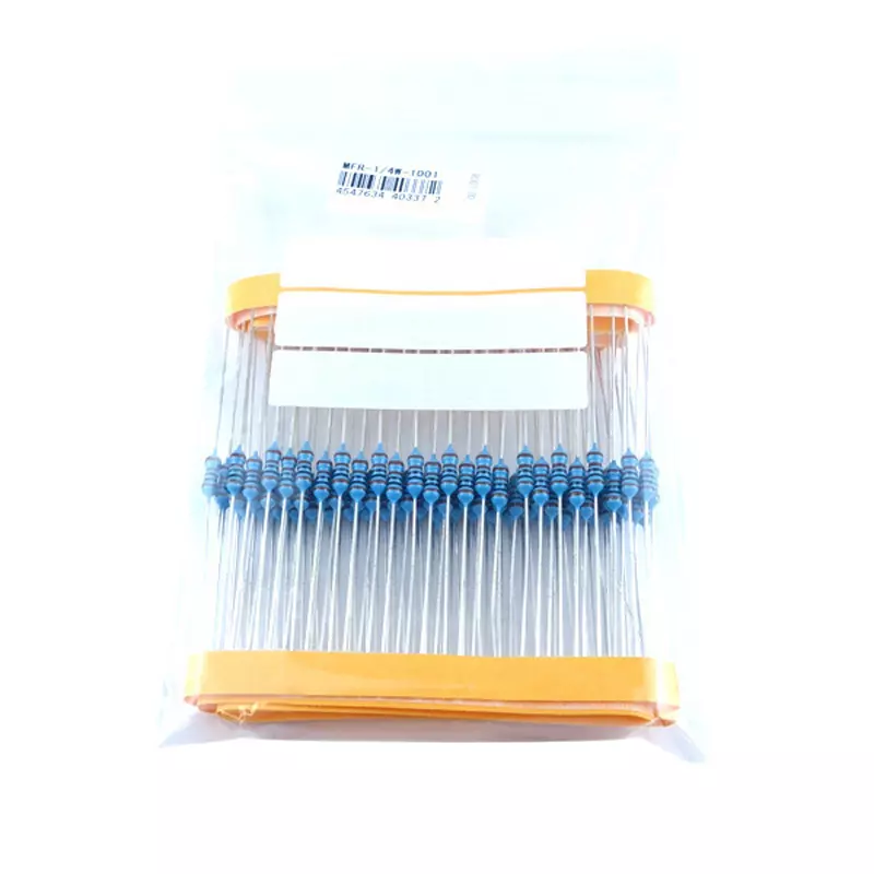 GB Metal Film Resistor ±1% Resistance Tolerance 510 Ω Resistance Value 0.25 W Rated Power, GB-MFR-1/4W-5100*100