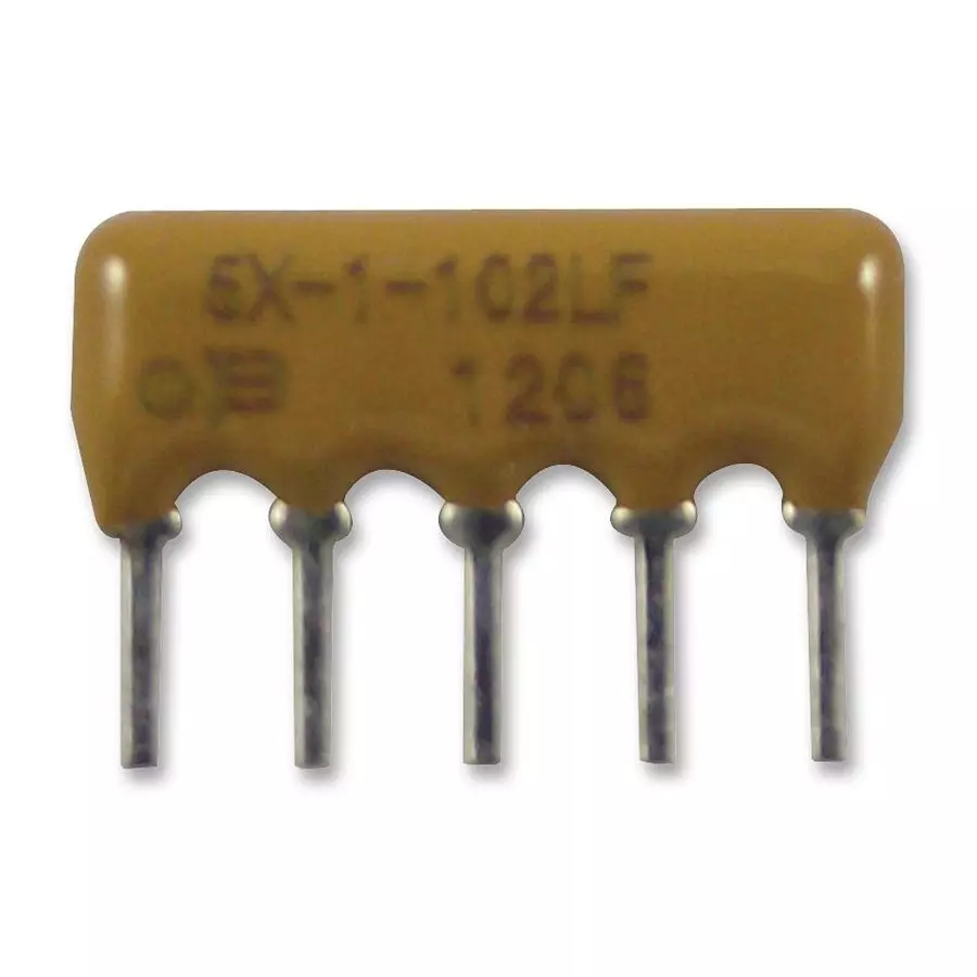 Bourns RES N/W, BUSSED, 1K2, 0.2W, SIP Model No - 4605X-101-122LF