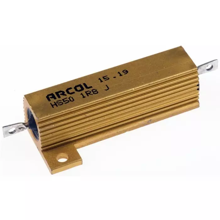 Arcol 1.8 Ω 50W Wire Wound Chassis Mount Resistor ±5%, HS50 1R8 J