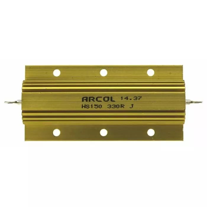 Arcol 330 Ω 150W Wire Wound Chassis Mount Resistor ±5%, HS150 330R J