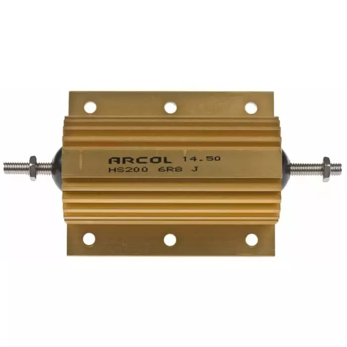 Arcol 6.8 Ω 200W Wire Wound Chassis Mount Resistor ±5%, HS200 6R8 J