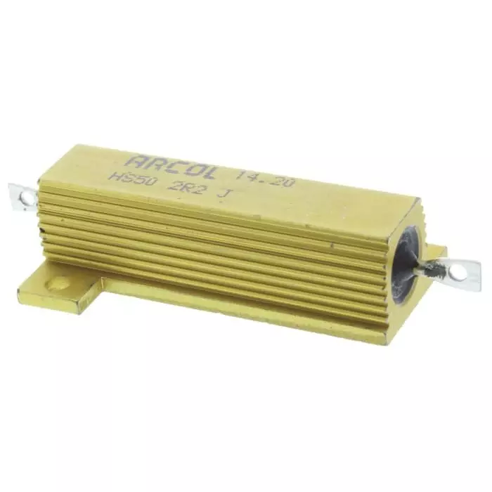 Arcol 2.2 Ω 50W Wire Wound Chassis Mount Resistor ±5%, HS50 2R2 J