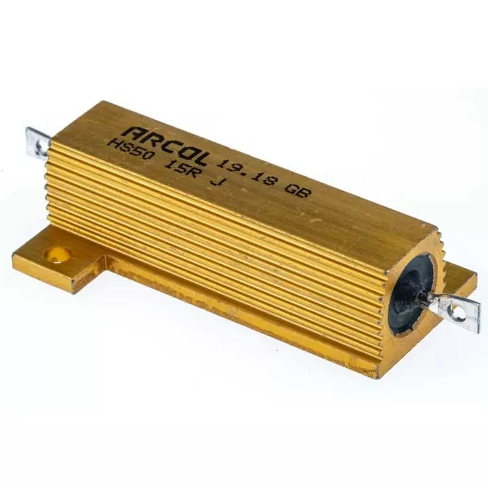 Arcol 15 Ω 50W Wire Wound Chassis Mount Resistor ±5%, HS50 15R J