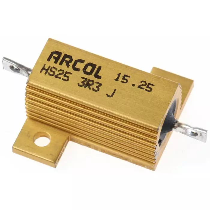 Arcol 3.3 Ω 25W Wire Wound Chassis Mount Resistor ±5%, HS25 3R3 J