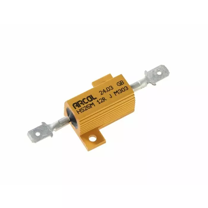 Arcol 25W Aluminium Chassis Mount Resistor 5%, HS25M 150R J M303