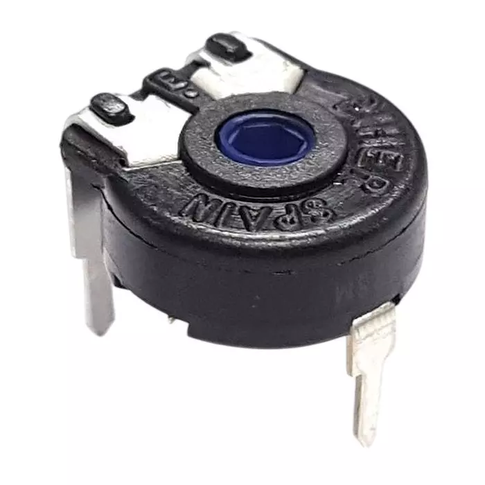 Piher Single Turn Trimmer Resistor Through Hole Termination 100 kOhms Resistance, 531-PT10V-100K