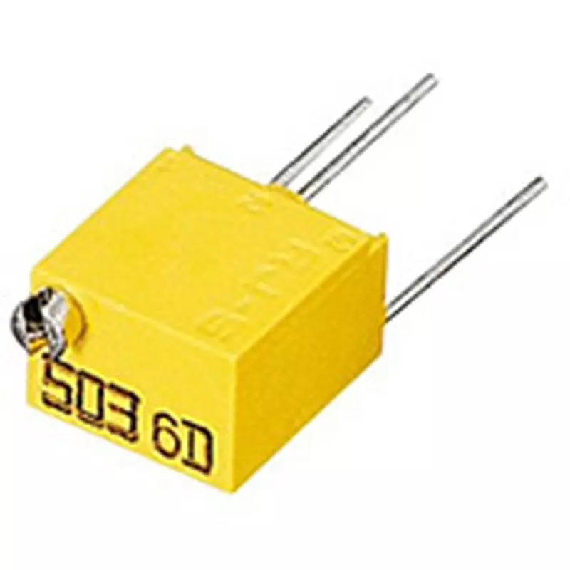 Nidek Semi-Fixed Resistor 0.25 W Rated Power, RJ-5EW 2k Ohm