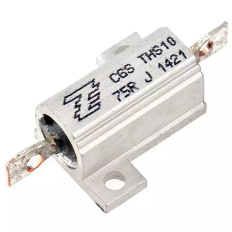 TE CONNECTIVITY Chassis Mount Resistor Winding 10 W Power 75 Ω Resistance, THS1075RJ