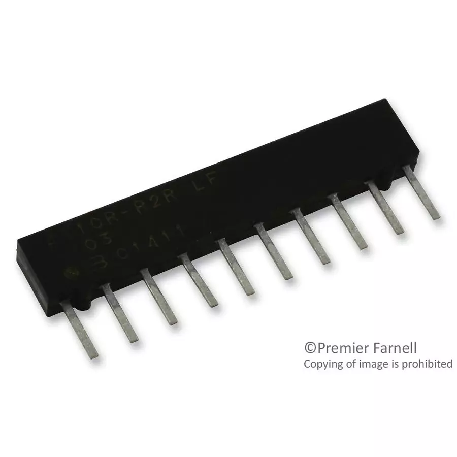 Bourns RESISTOR, LADDER N/W 10, 10KOHM, 2%, SIP Model No - 4310R-R2R-103LF