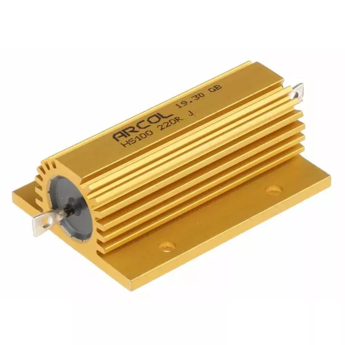 Arcol 220 Ω 100W Wire Wound Chassis Mount Resistor ±5%, HS100 220R J