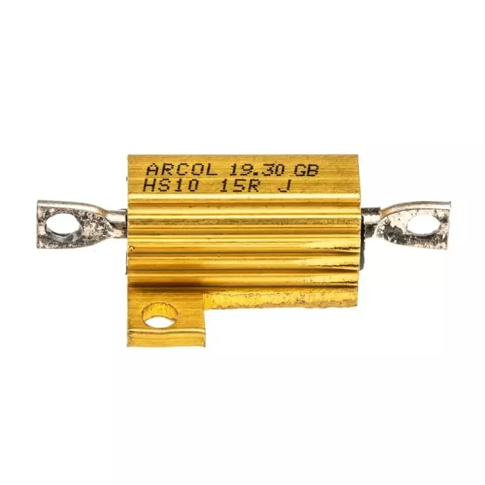 Arcol 15 Ω 10W Wire Wound Chassis Mount Resistor ±5%, HS10 15R J