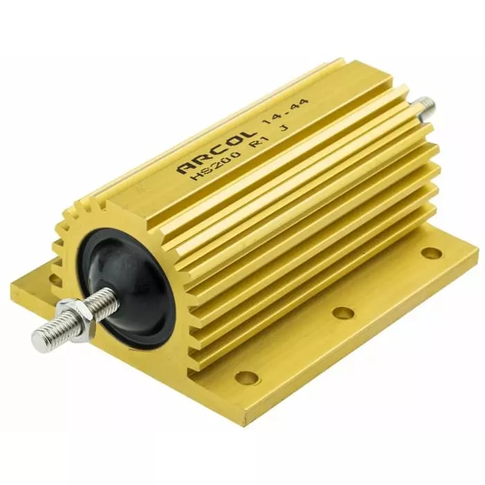 Arcol 100 mΩ 200W Wire Wound Chassis Mount Resistor ±5%, HS200 R1 J
