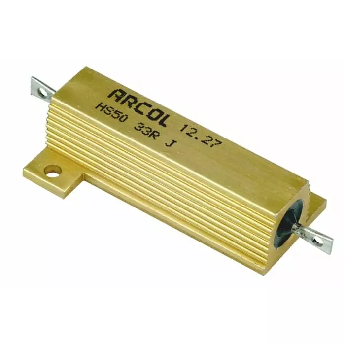 Arcol 33 Ω 50W Wire Wound Chassis Mount Resistor ±5%, HS50 33R J
