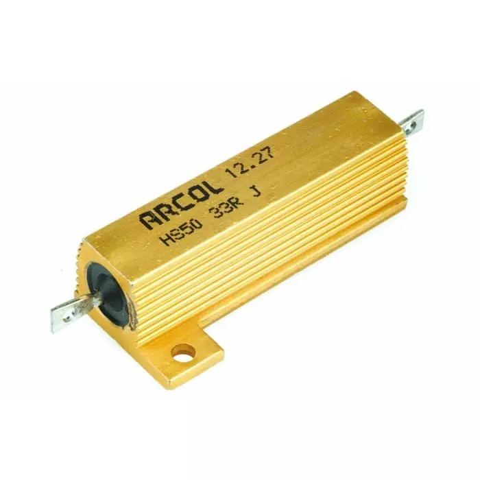 Arcol 33 Ω 50W Wire Wound Chassis Mount Resistor ±5%, HS50 33R J