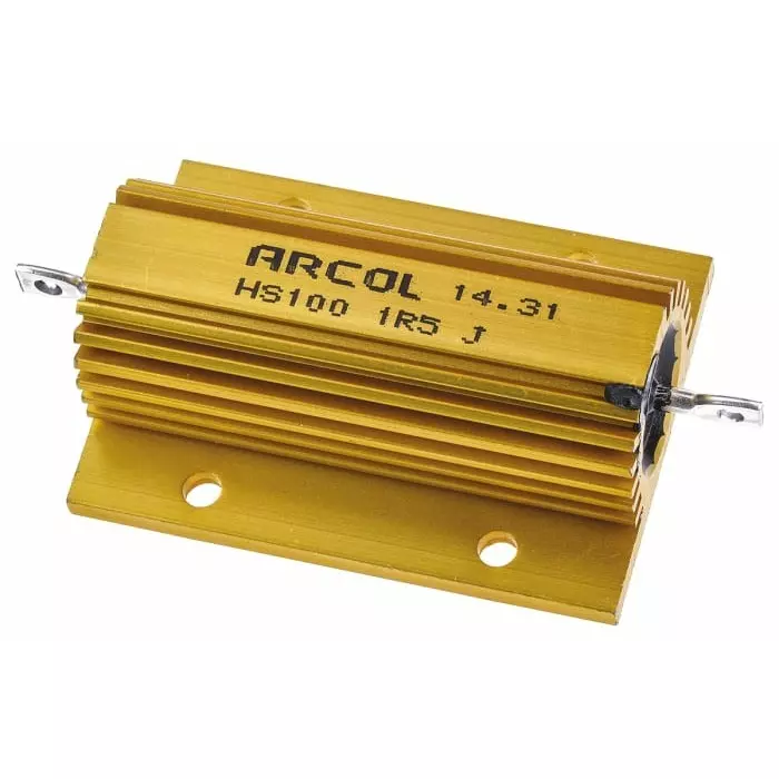 Arcol 1.5 Ω 100W Wire Wound Chassis Mount Resistor ±5%, HS100 1R5 J