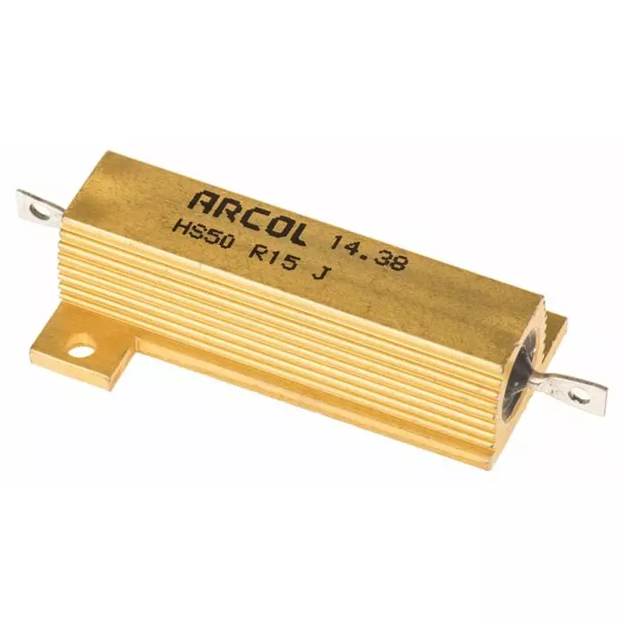 Arcol 150 mΩ 50W Wire Wound Chassis Mount Resistor ±5%, HS50 R15 J