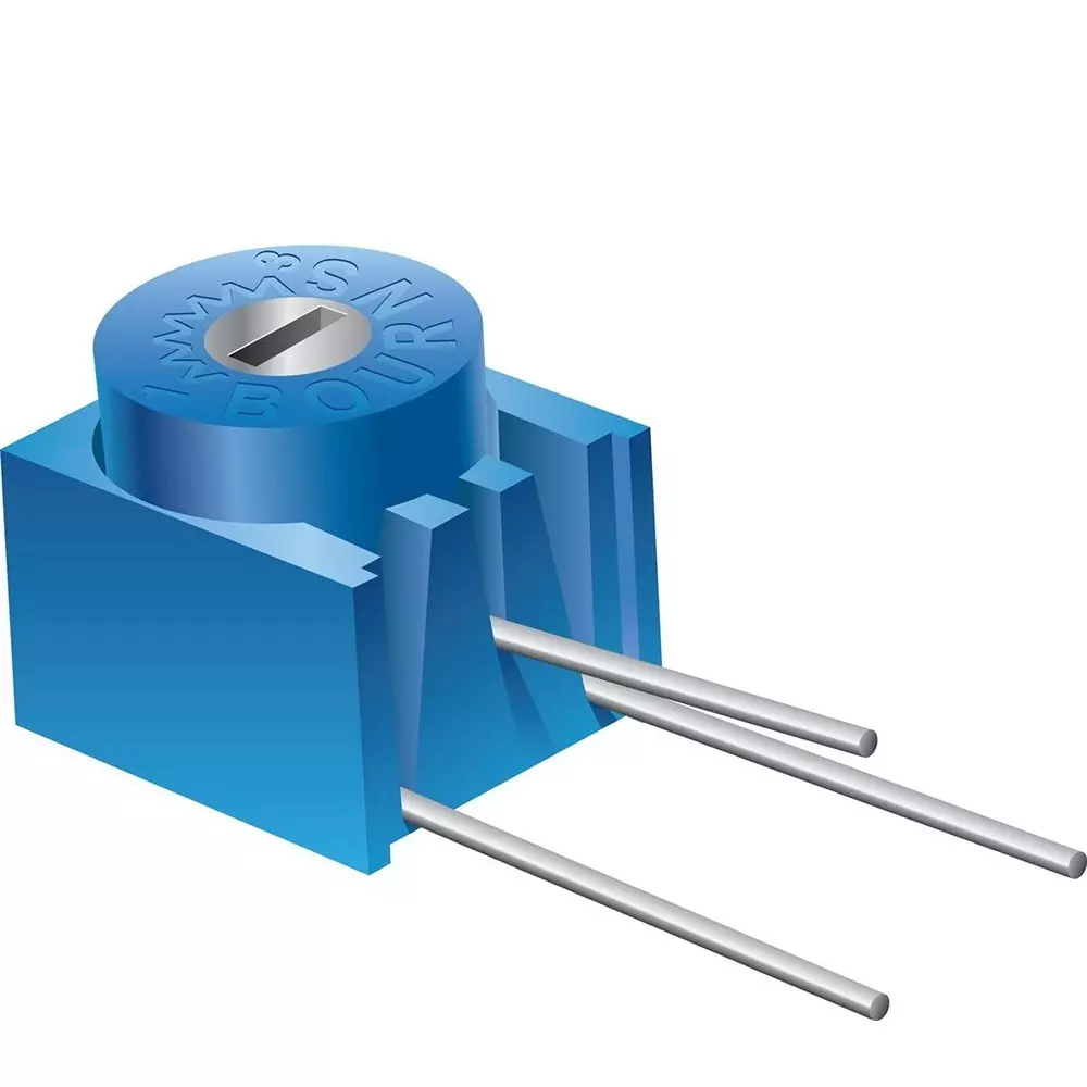 Bourns Multiturn Trimmer Resistor Through Hole Termination 5 kOhms Resistance, 652-3339W-1-502