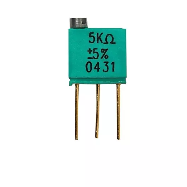 Vishay Multiturn Trimmer Resistor PC Pin Termination 100 Ohms Resistance, 71-1240W-100-J