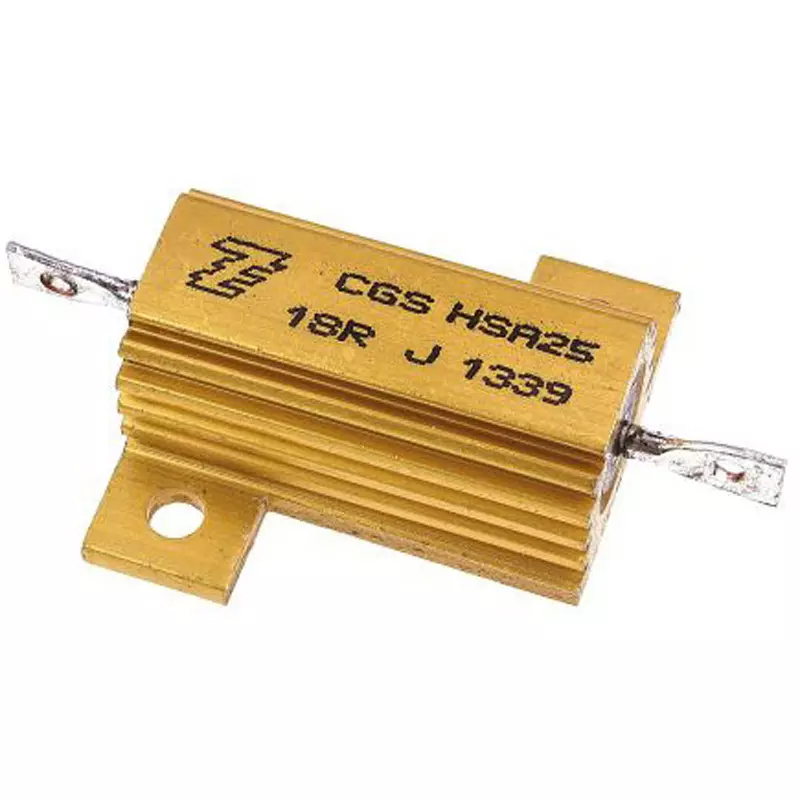 TE CONNECTIVITY Chassis Mount Resistor Winding 25 W Power 18 Ω Resistance, HSA2518RJ