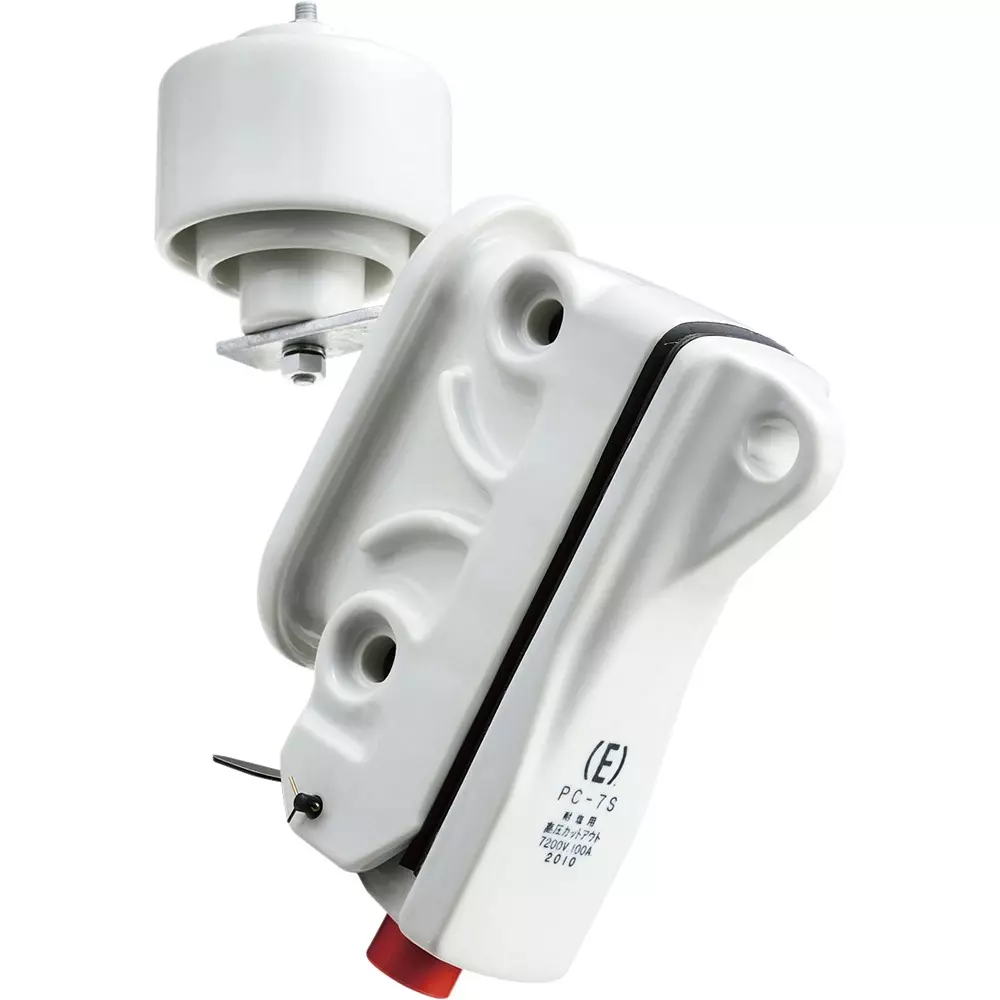 Energy Support Salt-Resistant Cutout 7.2 kV/3.6 kV-100 Amp Rating Φ2.6 to 38 mm² Compatible Cable, PC-7S 100A
