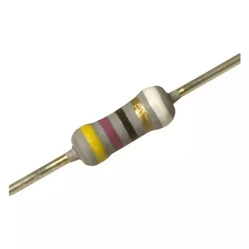 Vishay METAL FILM RESISTOR, 1 OHM, 500mW, 5%, AXIAL LEADED, NFR25H0001008JR500