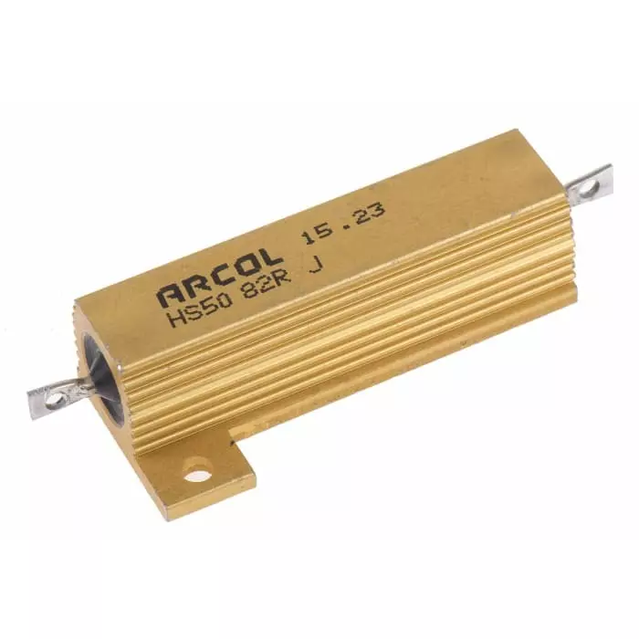 Arcol 82 Ω 50W Wire Wound Chassis Mount Resistor ±5%, HS50 82R J