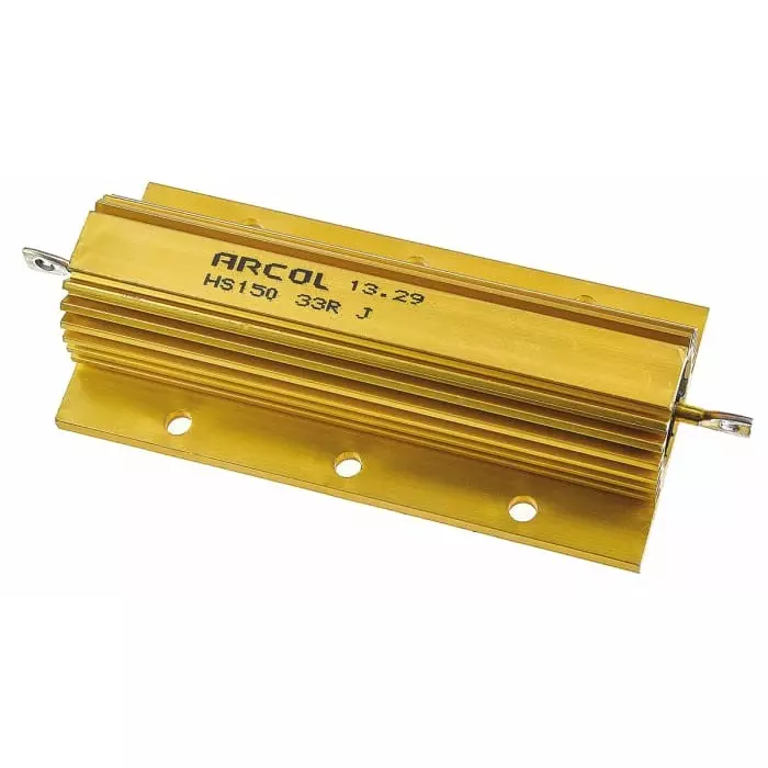 Arcol 33 Ω 150W Wire Wound Chassis Mount Resistor ±5%, HS150 33R J