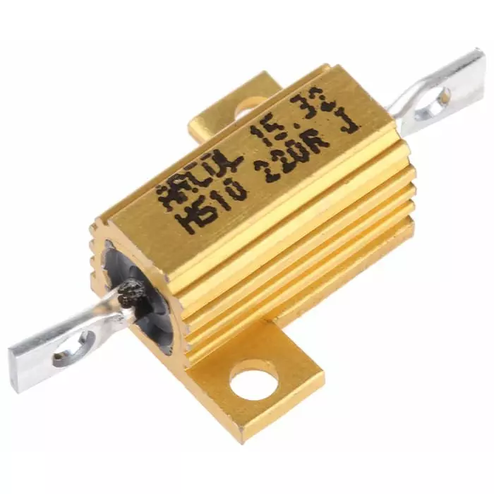 Arcol 220 Ω 10W Wire Wound Chassis Mount Resistor ±5%, HS10 220R J