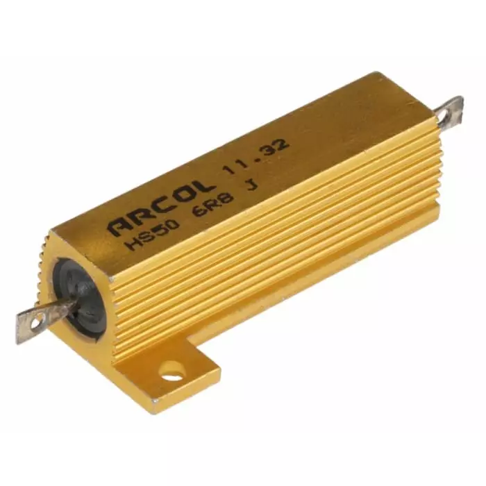 Arcol 6.8 Ω 50W Wire Wound Chassis Mount Resistor ±5%, HS50 6R8 J