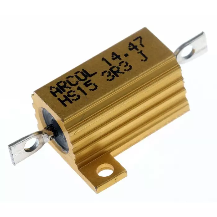 Arcol 3.3 Ω 15W Wire Wound Chassis Mount Resistor ±5%, HS15 3R3 J