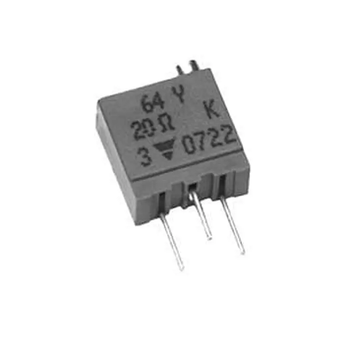 Vishay Multiturn Trimmer Resistor PC Pin Termination 25 kOhms Resistance, 594-64Y253