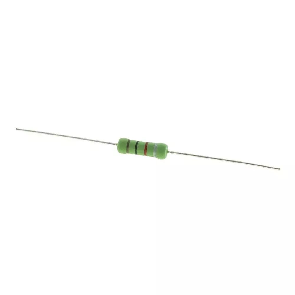 KOA Ceramic Composition Resistor Axial Termination 1.5 kOhms Resistance, PCF1/2C152K