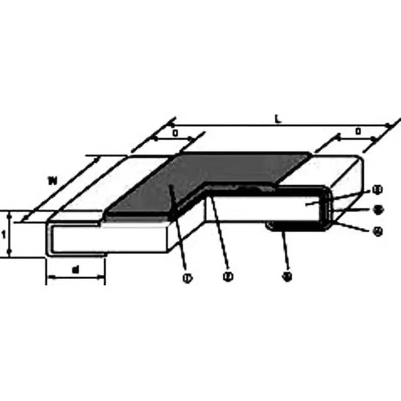KOA Reel Type Square Chip Resistor 5.6 mΩ Resistance, RK73B1JTTD565J (Roll of 5000 Pcs)