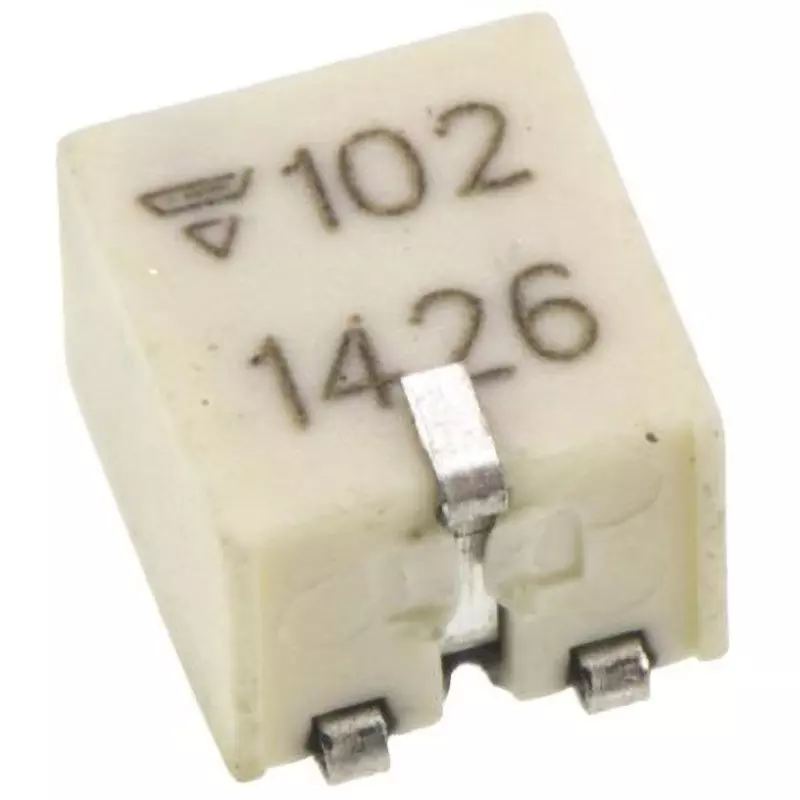 Vishay Semi-Fixed Resistor 0.25 W Rated Power, TSM4YJ102KB25 (Pack of 50)