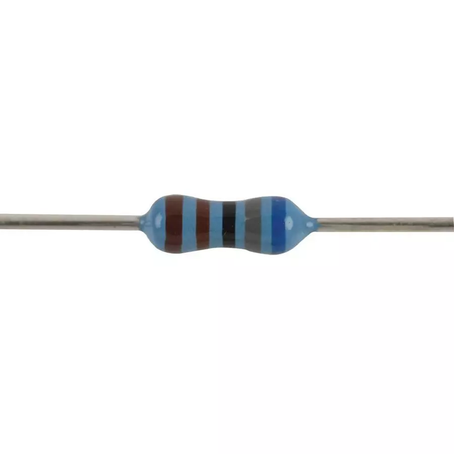 MULTICOMP PRO Through Hole Resistors METAL FILM RESISTOR, 6.8KOHM, 250mW, 1%, MCMF0W4FF6801A50 (Pack of 30)
